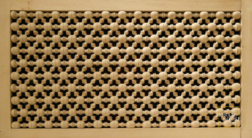 Mosaic House Moroccan tile Mosharabi M6 Field wood, mosharabi,  mashrabiah, mosharabia, mousharabieh, screen 