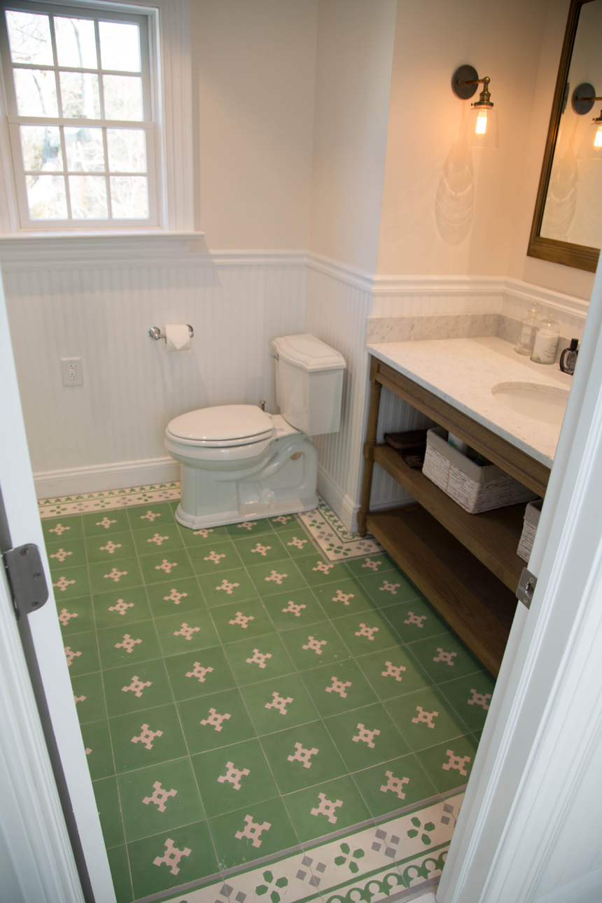 Mosaic House Moroccan tile Stipa C30-20 Spring Green Bisque, pink  cement, encaustic, field, pattern 