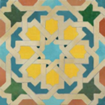Mosaic House Moroccan tile Metam LG SQ 28-11-18-13-4-10 Teal Beige Yellow Light Turquoise Rust Green  zellige, mosaic, zellij, field, pattern, glaze, intricate, traditional, classic 