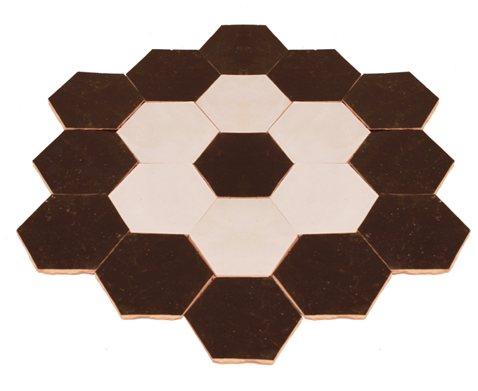 Mosaic House Moroccan tile SATA C 4x5   solid zellige, mosaic, zellij, loose, size, glaze 
