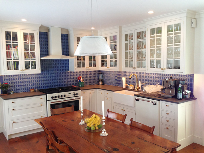 Mosaic House Moroccan tile NZaq 2-15 Light Blue Cobalt Blue  zellige, mosaic, zellij, field, pattern, glaze 