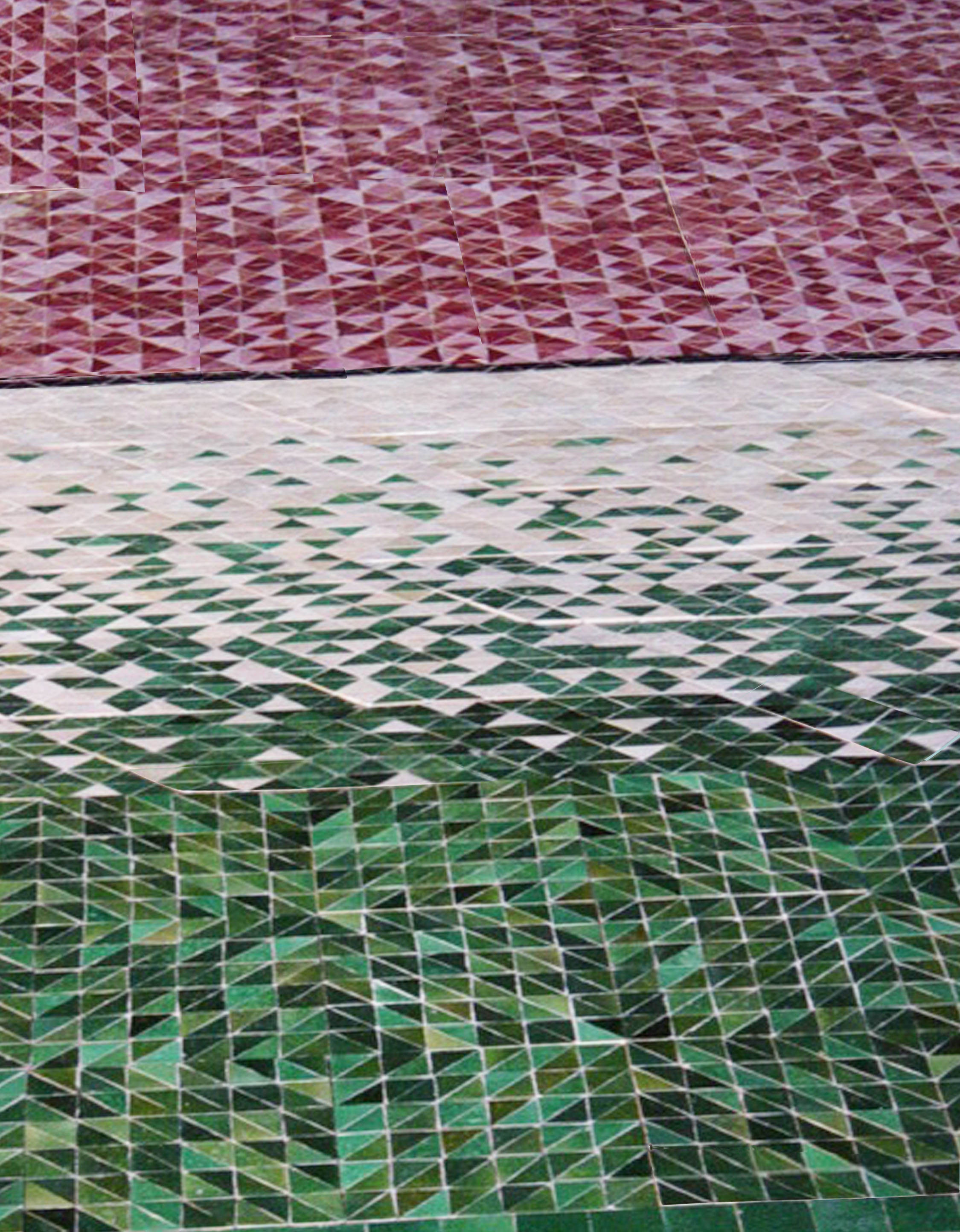 Mosaic House Moroccan tile Seville 10 Green  solid zellige, mosaic, zellij, field, pattern, glaze, simple, classic 
