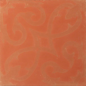 Mosaic House Moroccan tile Lucifer C10-10a Brick Red Brick Red  cement, encaustic, field, pattern 