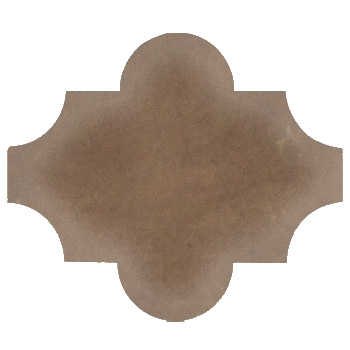 Mosaic House Moroccan tile Primula C5 Chocolate, brown  solid cement, encaustic, field, pattern 
