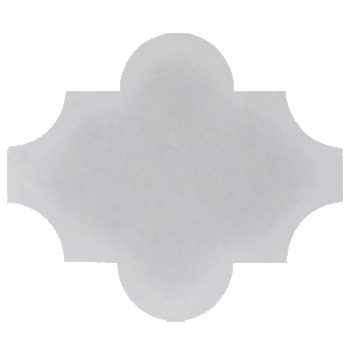 Mosaic House Moroccan tile Primula C24 Silver, gray  solid cement, encaustic, field, pattern 