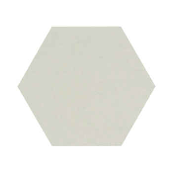Mosaic House Moroccan tile C42 6x6 Hexagon Vanilla Vanilla, gray  solid cement, encaustic, loose, size 