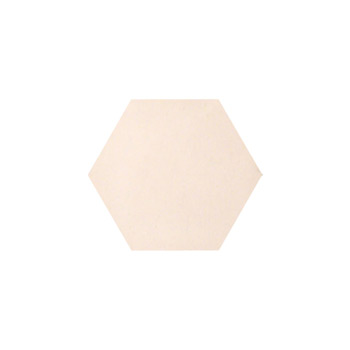 Mosaic House Moroccan tile C20 4x4 Hexagon Bisque Bisque, pink  solid cement, encaustic, loose, size 