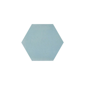 Mosaic House Moroccan tile C29 4x4 Hexagon Azur Blue Azur Blue  solid cement, encaustic, loose, size 