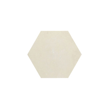 Mosaic House Moroccan tile C31 4x4 Hexagon Almond Almond, tan, beige  solid cement, encaustic, loose, size 