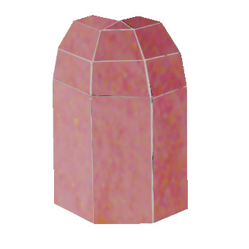 Mosaic House Moroccan tile Mosaic Corner Bridge 21 Pink  solid zellige, mosaic, zellij, bullnose, trim, glaze 