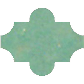 Mosaic House Moroccan tile Tribeca D 4x5 12 Light Green  solid zellige, mosaic, zellij, loose, size, glaze arabesques, classic 