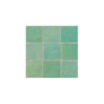 Mosaic House Moroccan tile Rceef 12 SM Light Green  solid zellige, mosaic, zellij, field, pattern, glaze 