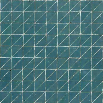 Mosaic House Moroccan tile Seville MRB 24 Sea Green  solid zellige, mosaic, zellij, field, pattern, glaze 
